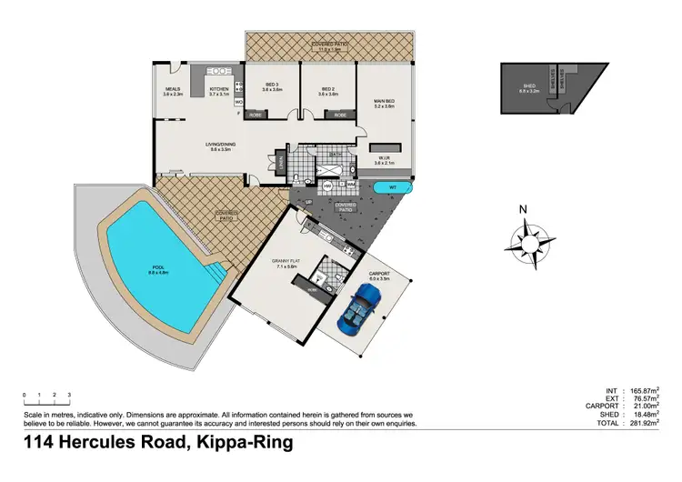 Floorplan of Homely house listing, 114 Hercules Road, Kippa-Ring QLD 4021