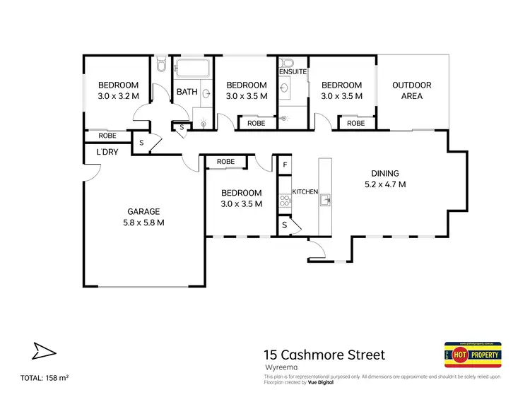 Floorplan of Homely house listing, 15 Cashmore Street, Wyreema QLD 4352