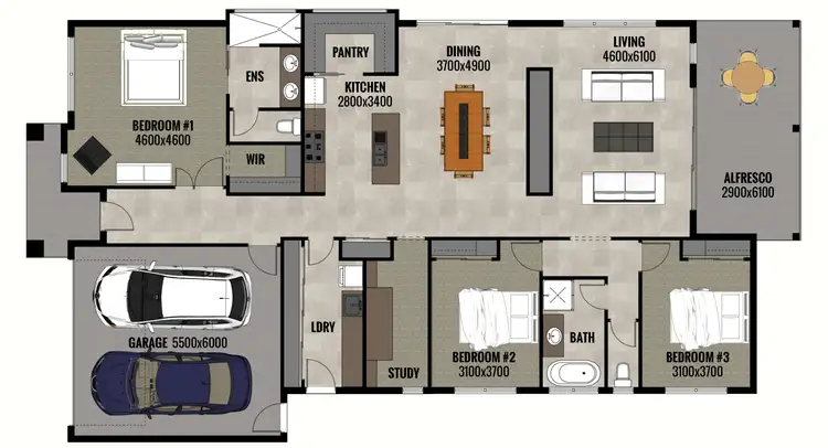 Floorplan of Homely house listing, 8 Hillgrove Close, Warragul VIC 3820