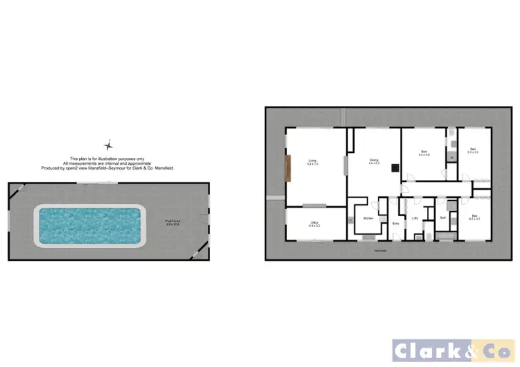 Floorplan of Homely rural property listing, 35 Lochiel Road, Barwite VIC 3722