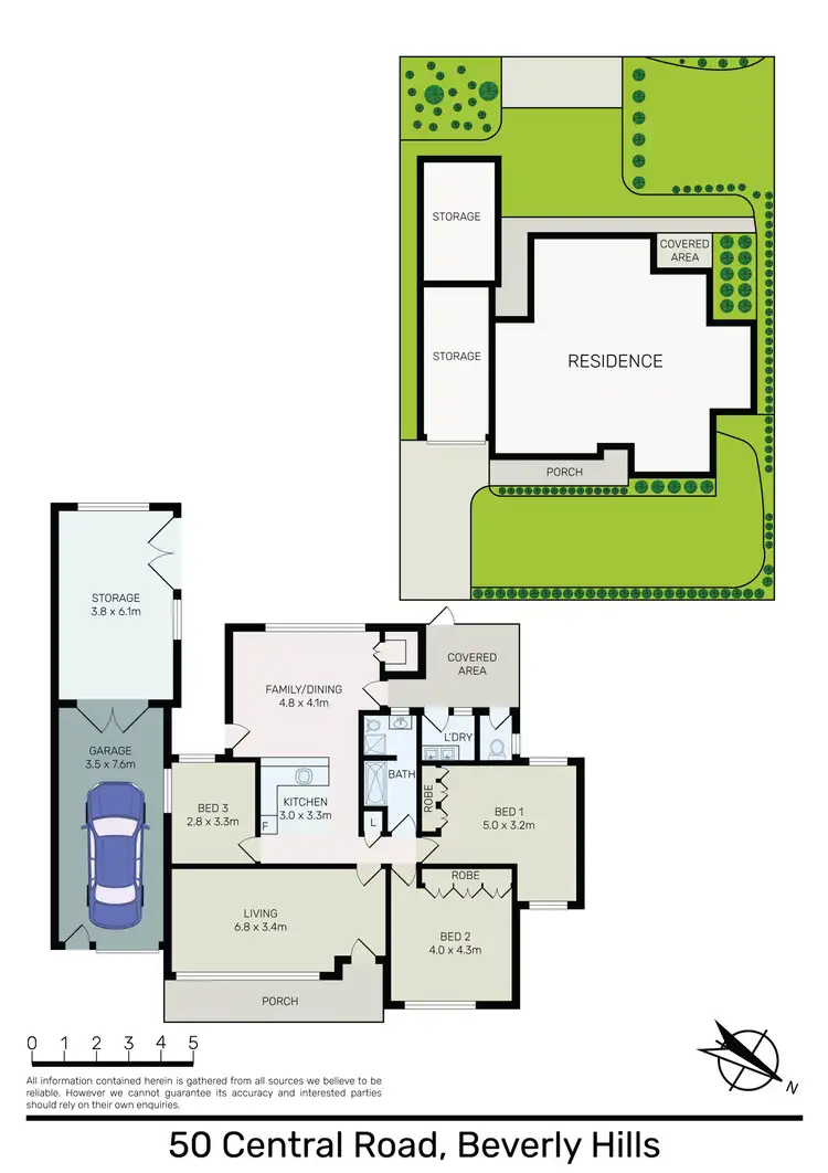 Floorplan of Homely house listing, 50 Central Road, Beverly Hills NSW 2209