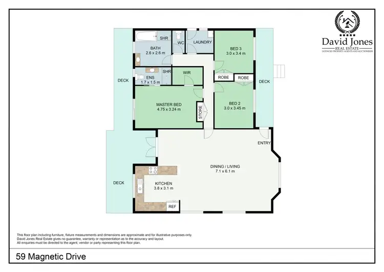 Floorplan of Homely house listing, 59 Magnetic Drive, Tamborine Mountain QLD 4272