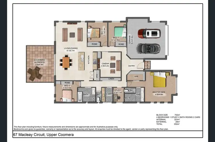 Floorplan of Homely house listing, 67 Macleay Circuit, Upper Coomera QLD 4209