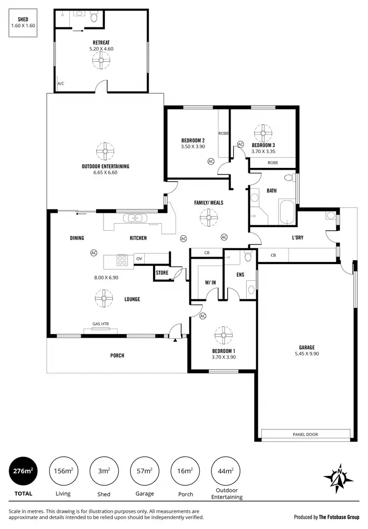 Floorplan of Homely house listing, 27 Sylvan Way, Grange SA 5022