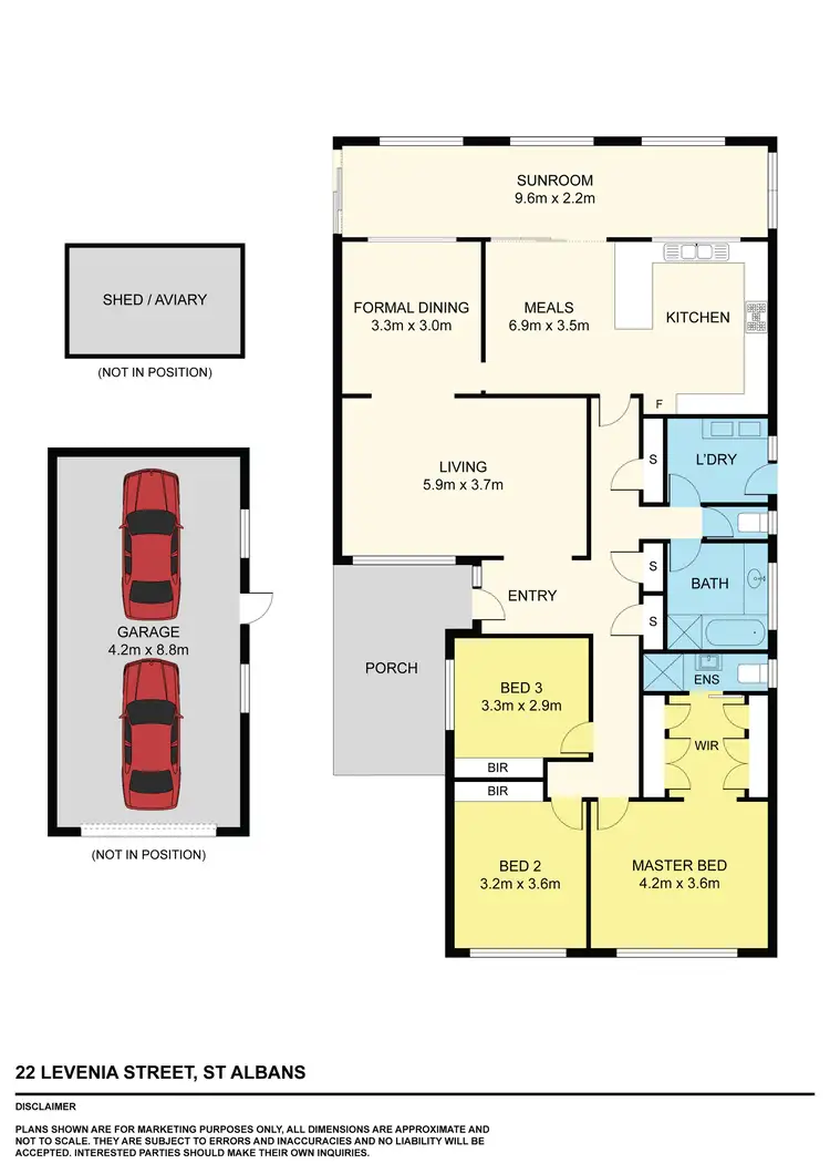 Floorplan of Homely house listing, 22 Levenia Street, St Albans VIC 3021