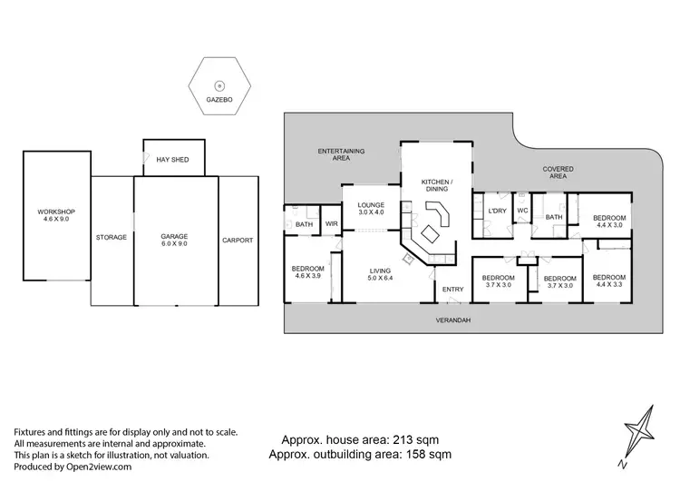 Floorplan of Homely house listing, 48 Smiths Road, Nicholls Rivulet TAS 7112