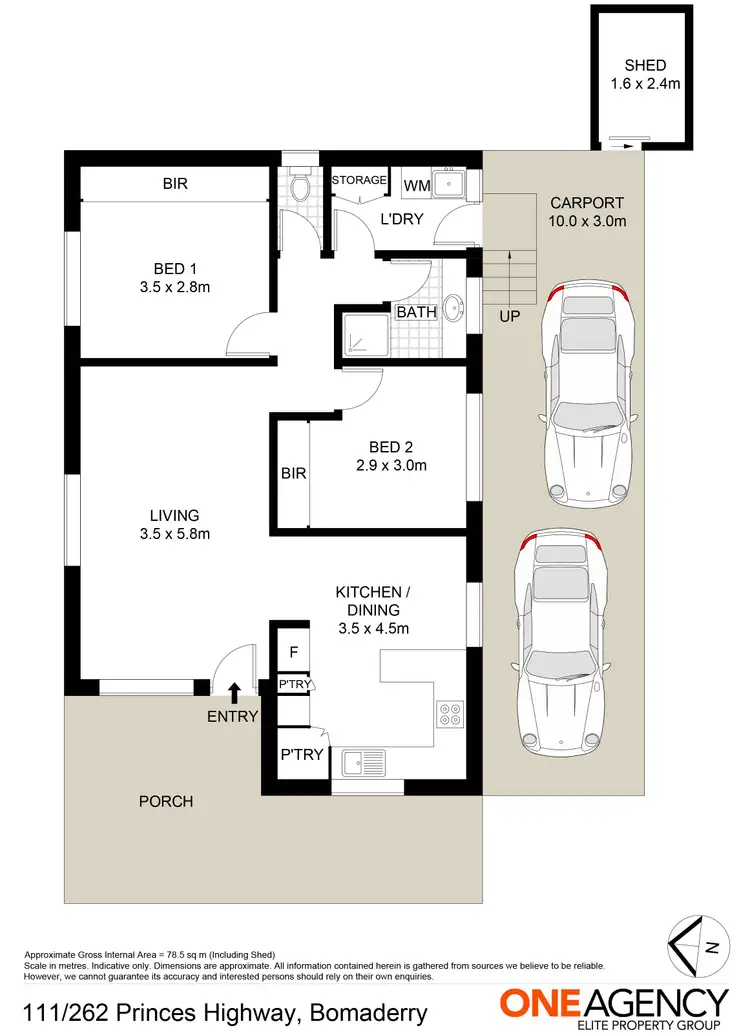 Floorplan of Homely house listing, 111/262 Princes Highway, Bomaderry NSW 2541