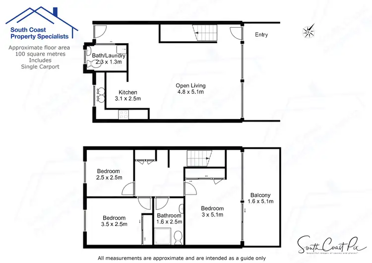 Floorplan of Homely townhouse listing, 18/1 Calton Road, Batehaven NSW 2536