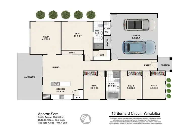 Floorplan of Homely house listing, 16 Bernard Circuit, Yarrabilba QLD 4207