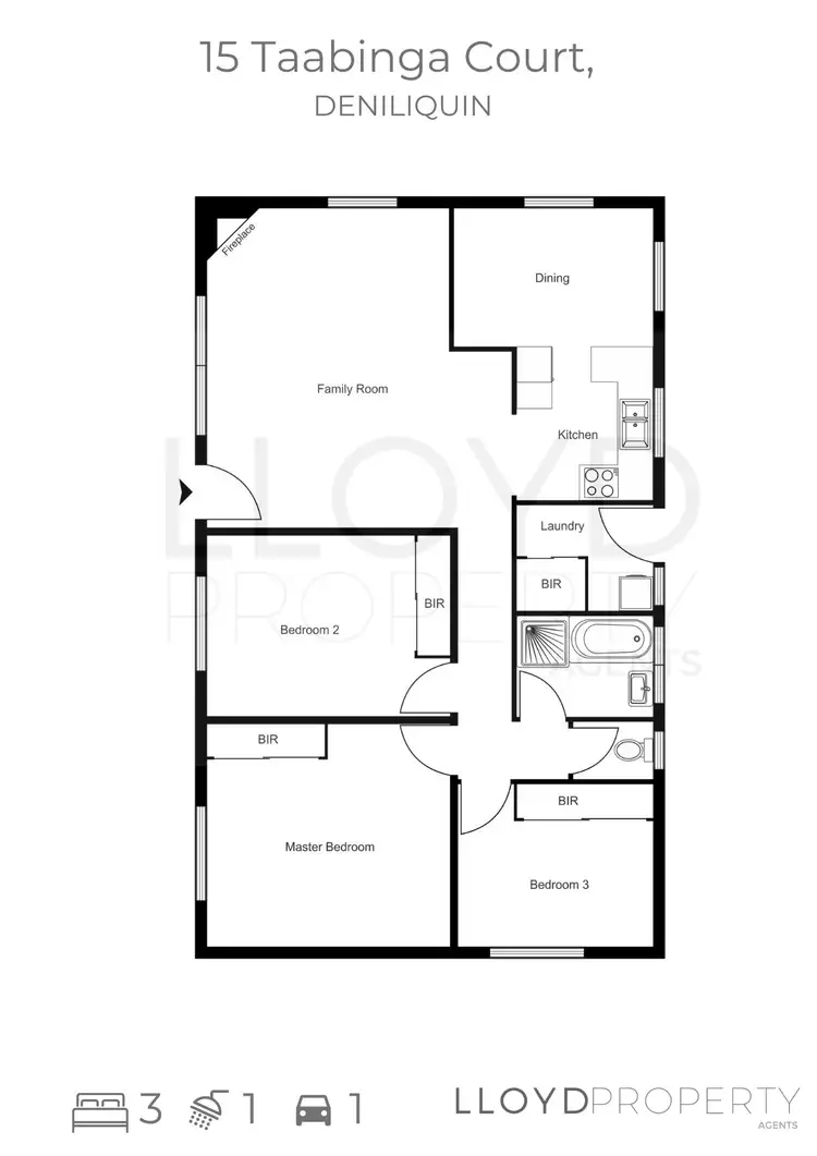Floorplan of Homely house listing, 15 Taabinga Court, Deniliquin NSW 2710