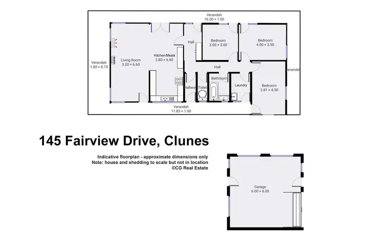 Floorplan of Homely rural property listing, 145 Fairview Drive, Clunes VIC 3370