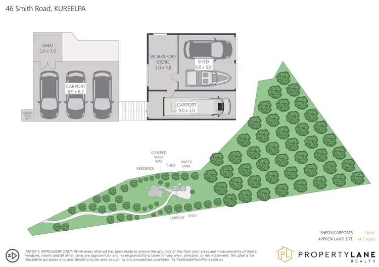 Floorplan of Homely rural property listing, 46 Smith Road, Kureelpa QLD 4560