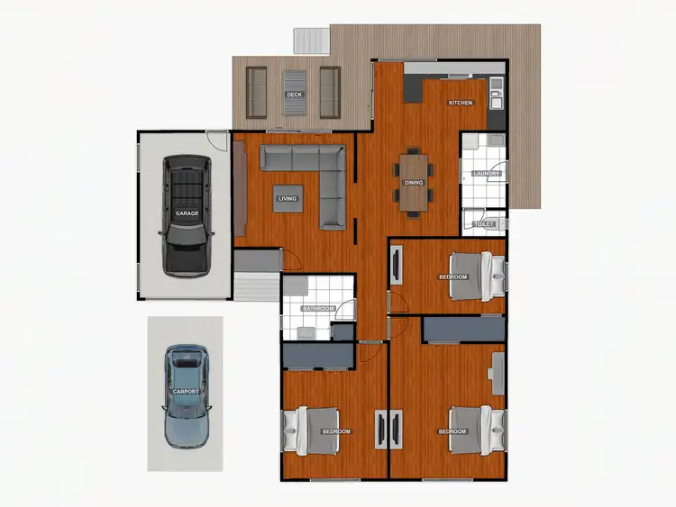Floorplan of Homely house listing, 59 Golf Links Road, Rocklea QLD 4106