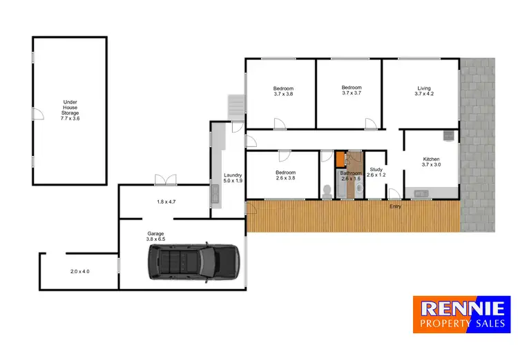 Floorplan of Homely house listing, 152 Vincent Road, Morwell VIC 3840