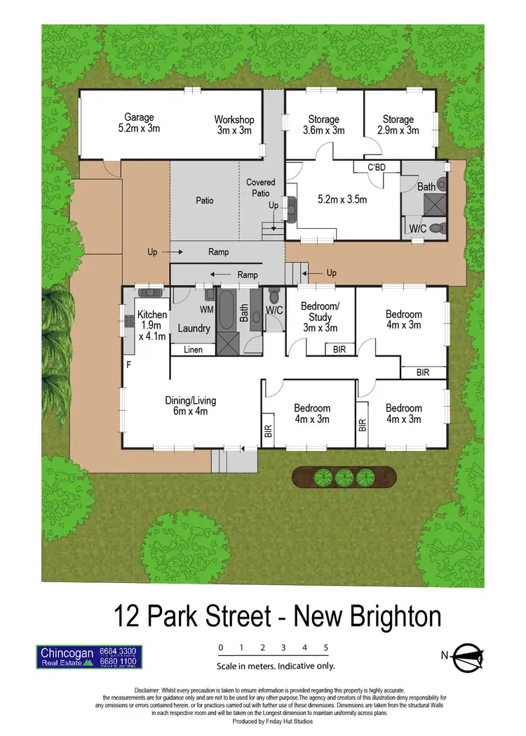 Floorplan of Homely house listing, 12 Park Street, New Brighton NSW 2483