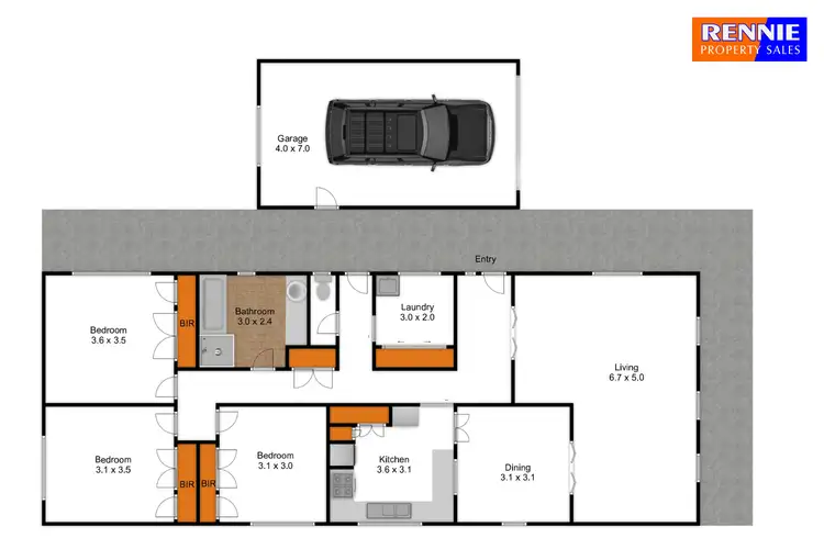 Floorplan of Homely house listing, 17 Wicks Crescent, Morwell VIC 3840