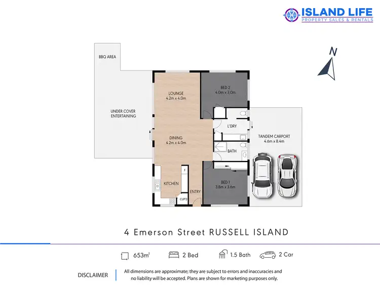 Floorplan of Homely house listing, 4 Emerson Street, Russell Island QLD 4184