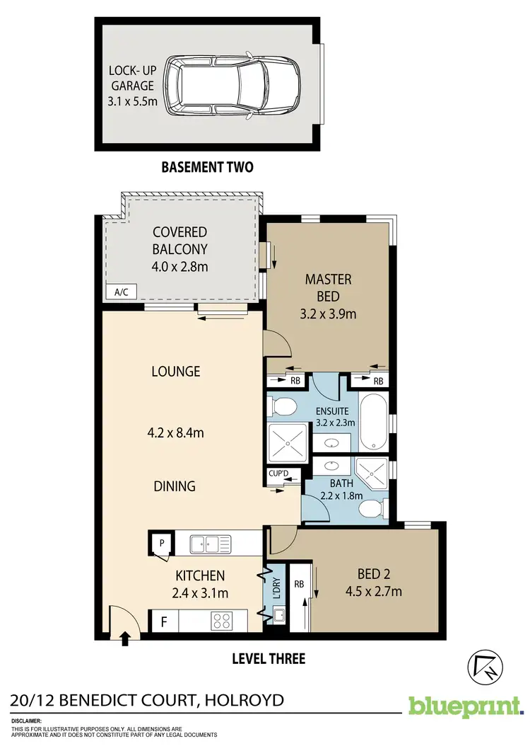 Floorplan of Homely apartment listing, 20/12 - 14 Benedict Court, Holroyd NSW 2142