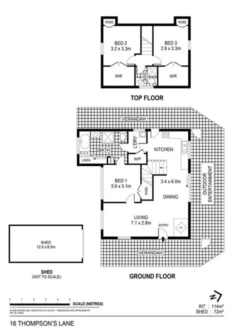 Floorplan of Homely house listing, 16 Thompsons Lane, Heathcote VIC 3523