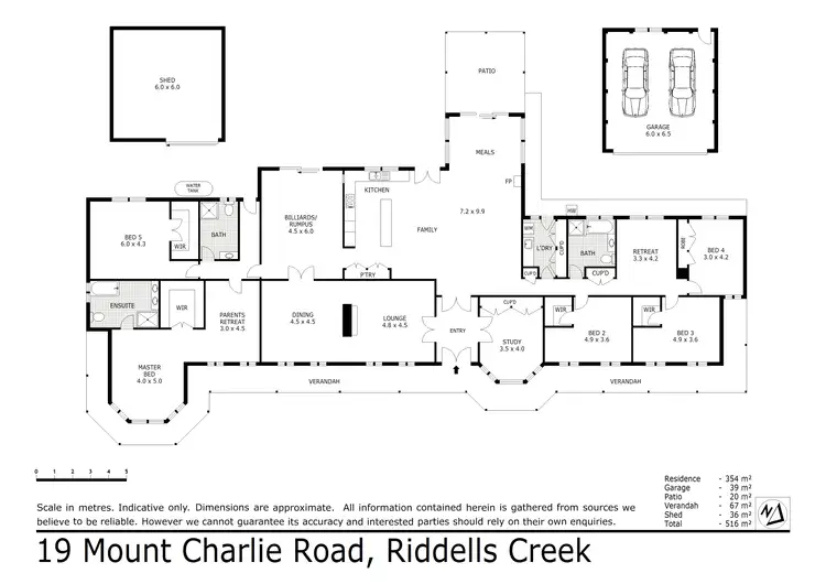 Floorplan of Homely rural property listing, 19 Mount Charlie Road, Riddells Creek VIC 3431