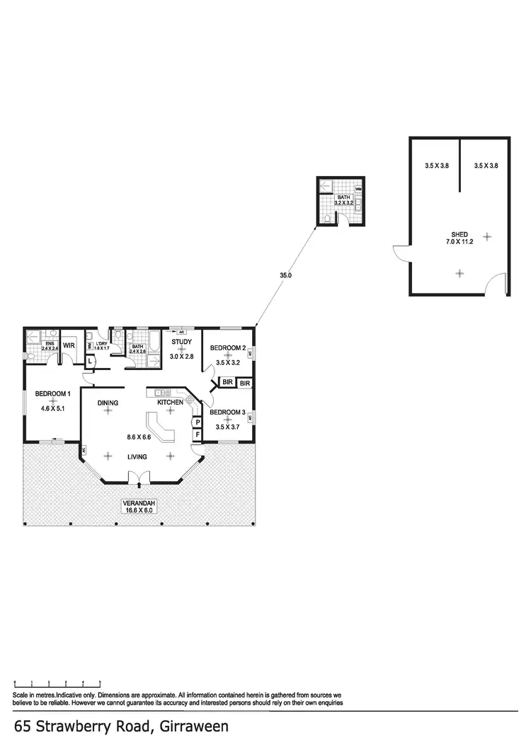Floorplan of Homely house listing, 65 STRAWBERRY ROAD, Girraween NT 836