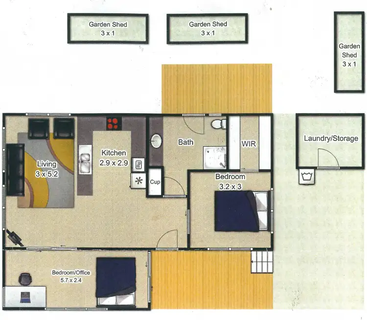 Floorplan of Homely house listing, 364 Preservation Drive, Sulphur Creek TAS 7316