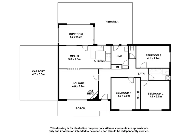 Floorplan of Homely house listing, 13 Ireland Street, Millicent SA 5280
