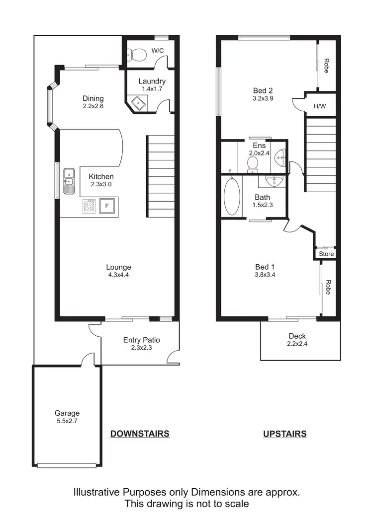 Floorplan of Homely townhouse listing, 5/10 Hill Street, Manunda QLD 4870