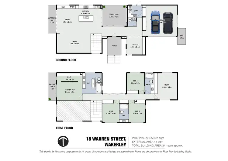Floorplan of Homely house listing, 18 Warren Street, Wakerley QLD 4154