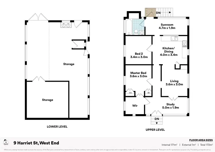 Floorplan of Homely house listing, 9 Harriet Street, West End QLD 4101