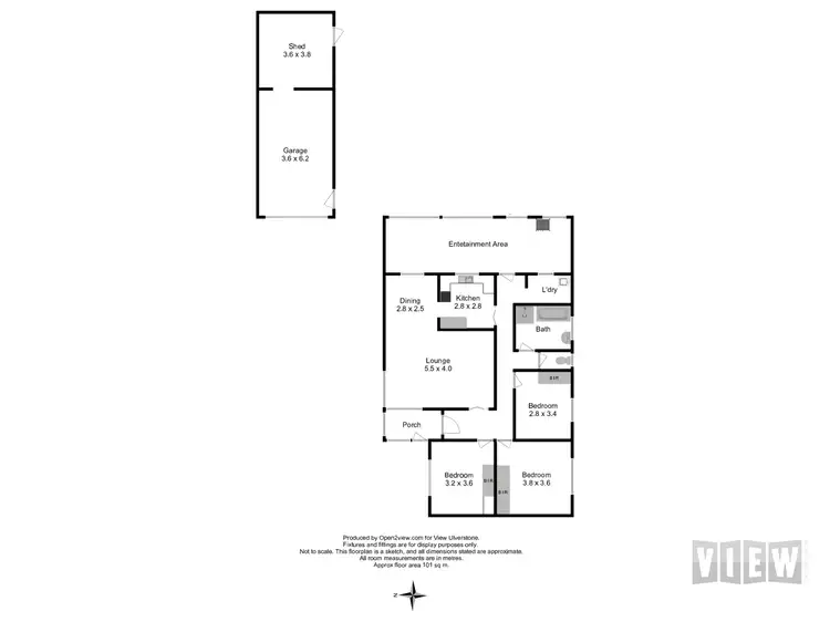 Floorplan of Homely house listing, 1 Payton Place, Devonport TAS 7310