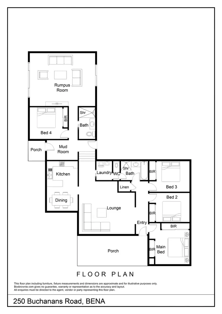 Floorplan of Homely rural property listing, 250 Buchanans Road, Bena VIC 3946