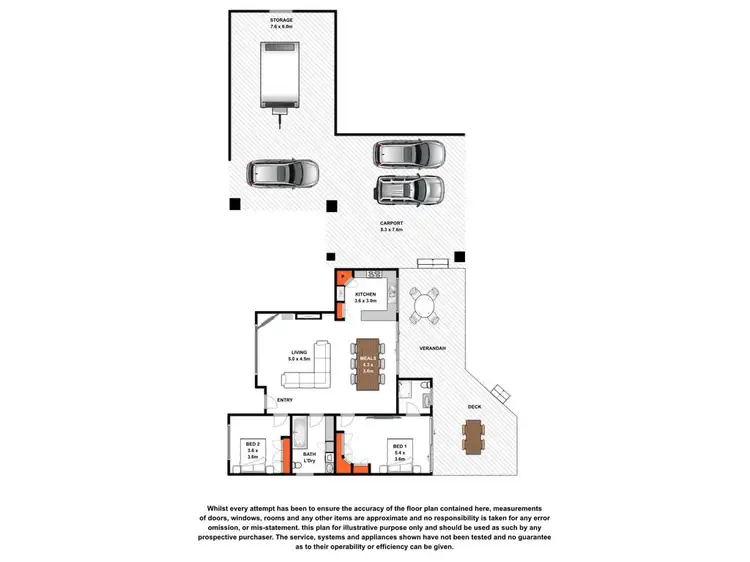 Floorplan of Homely house listing, 20 Gardners Road, Cavendish VIC 3314
