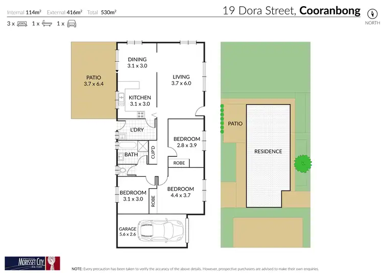 Floorplan of Homely house listing, 19 Dora Street, Cooranbong NSW 2265