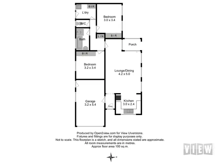 Floorplan of Homely unit listing, 2/32 Jermyn Street, Ulverstone TAS 7315