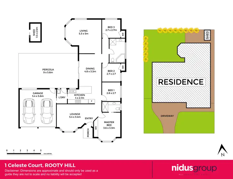 Floorplan of Homely house listing, 1 Celeste Court, Rooty Hill NSW 2766