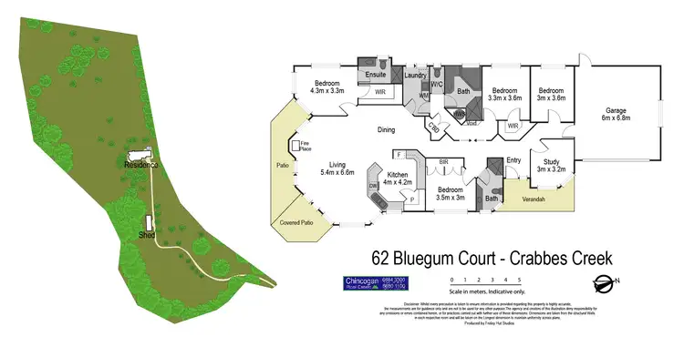 Floorplan of Homely rural property listing, 62 Bluegum Court, Crabbes Creek NSW 2483