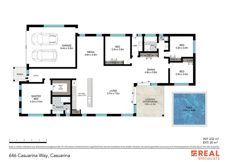 Floorplan of Homely house listing, 646 Casuarina Way, Casuarina NSW 2487