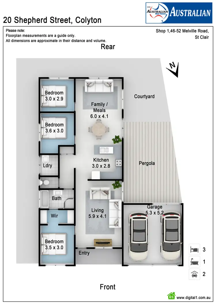 Floorplan of Homely house listing, 20 Shepherd Street, Colyton NSW 2760
