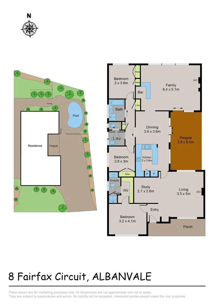 Floorplan of Homely house listing, 8 Fairfax Circuit, Albanvale VIC 3021