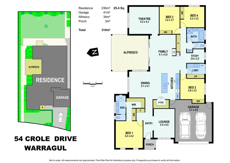Floorplan of Homely house listing, 54 CROLE DRIVE, Warragul VIC 3820