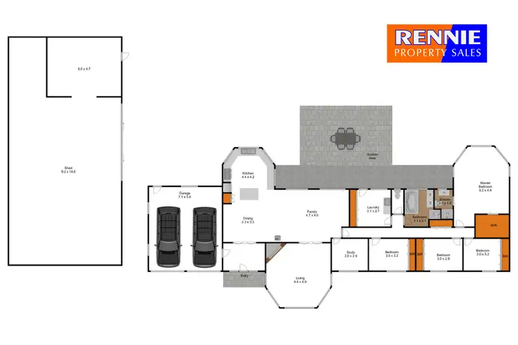 Floorplan of Homely rural property listing, 605 Jumbuk Road, Yinnar South VIC 3869