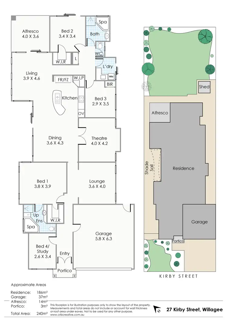 Floorplan of Homely house listing, 27 Kirby Street, Willagee WA 6156