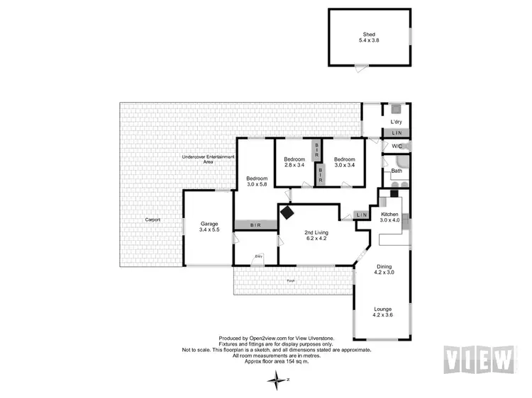 Floorplan of Homely house listing, 15 Cluan Crescent, Ulverstone TAS 7315