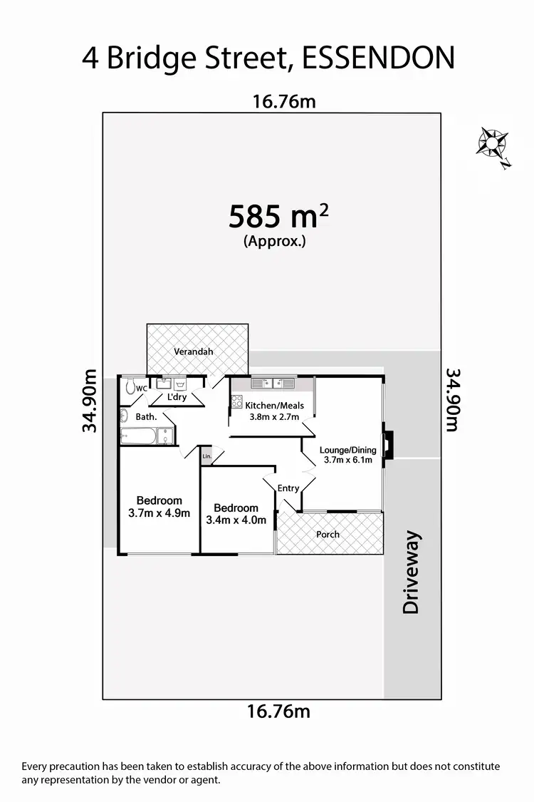 Floorplan of Homely house listing, 4 Bridge Street, Essendon VIC 3040