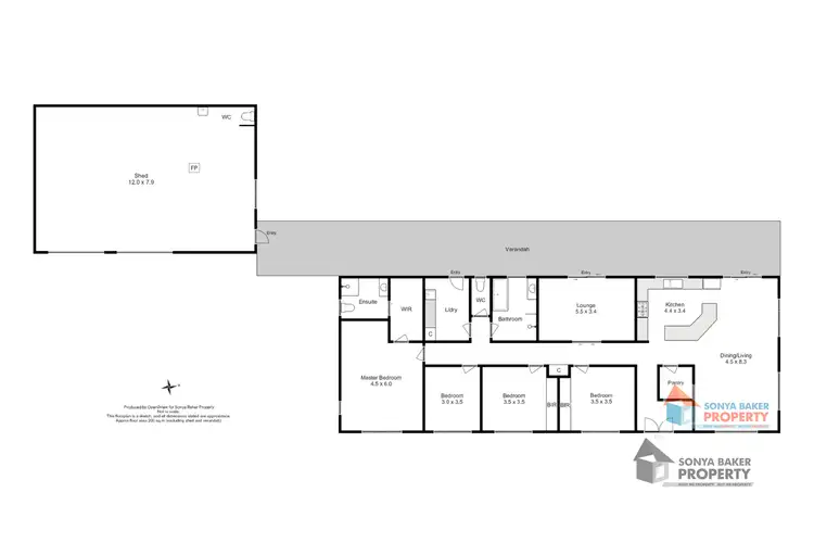 Floorplan of Homely house listing, 14 Oldina Road, Wynyard TAS 7325