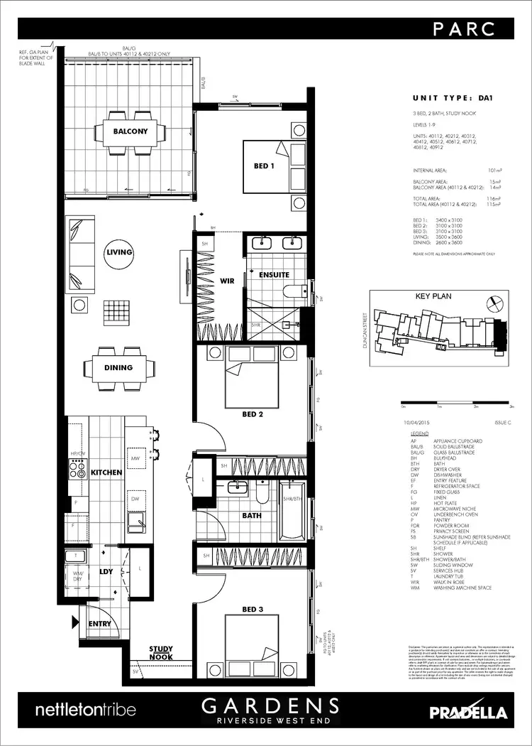 Floorplan of Homely apartment listing, 40812/50 Duncan Street, West End QLD 4101