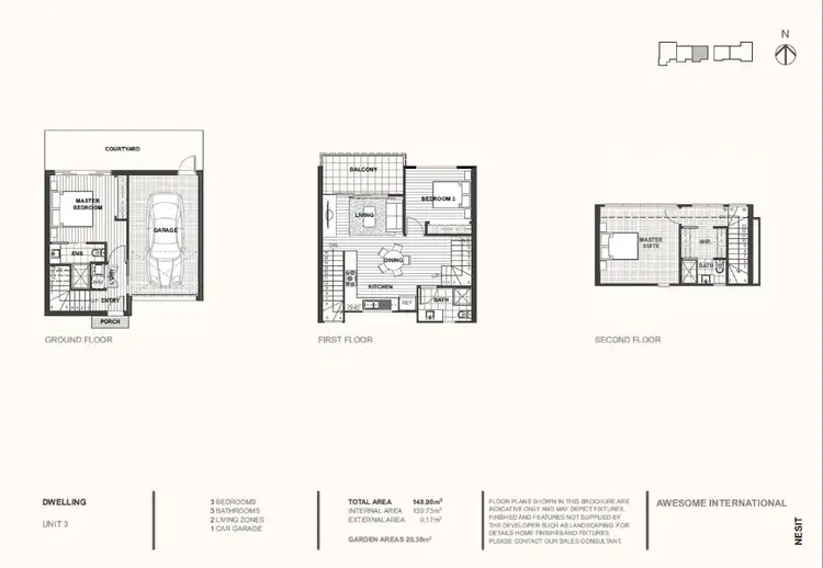 Floorplan of Homely townhouse listing, Address available on request