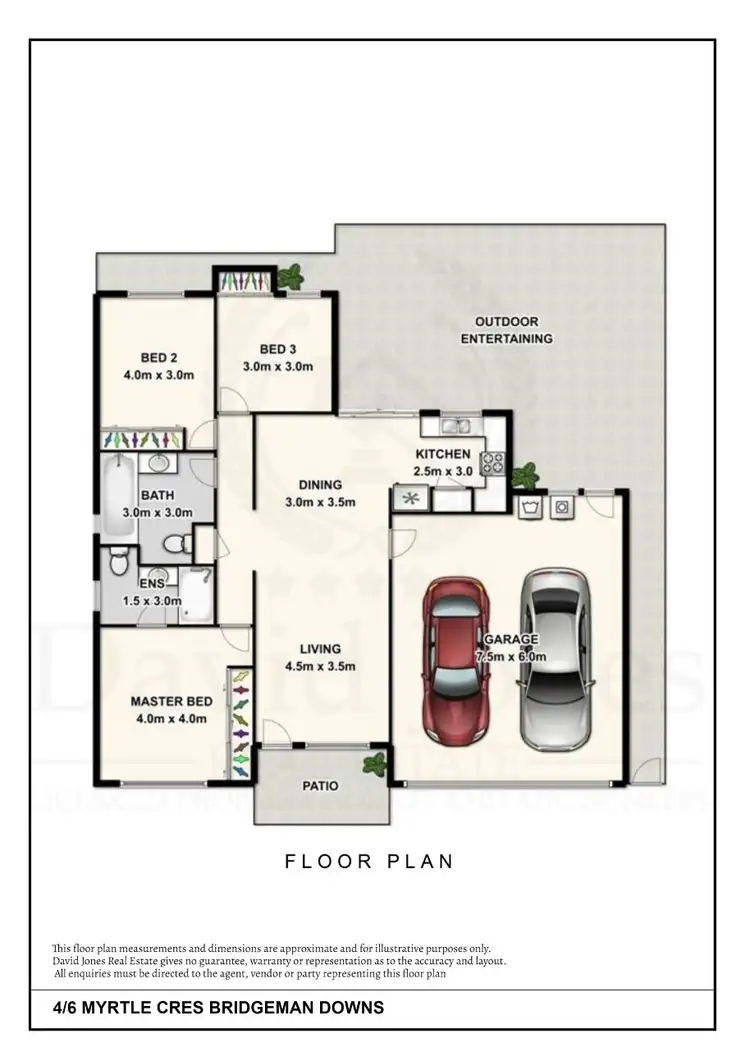 Floorplan of Homely house listing, 4/6 Myrtle Crescent, Bridgeman Downs QLD 4035
