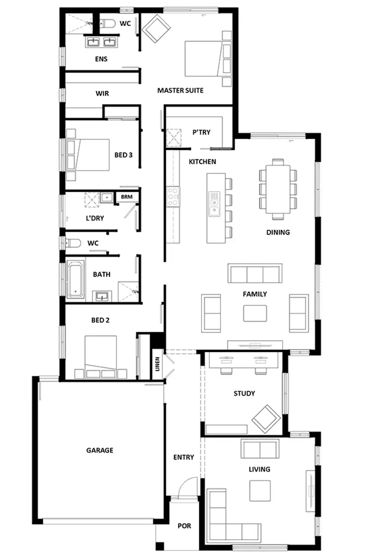 Floorplan of Homely house listing, 22 FREYCINET DRIVE, Sunshine Bay NSW 2536